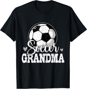 Funny Soccer Grandma Soccer Lover T-Shirt - T-Shirt | Black
