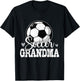 Funny Soccer Grandma Soccer Lover T-Shirt - T-Shirt | Black