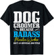 Funny Dog Grooming Salon T-Shirt - T-Shirt | Black