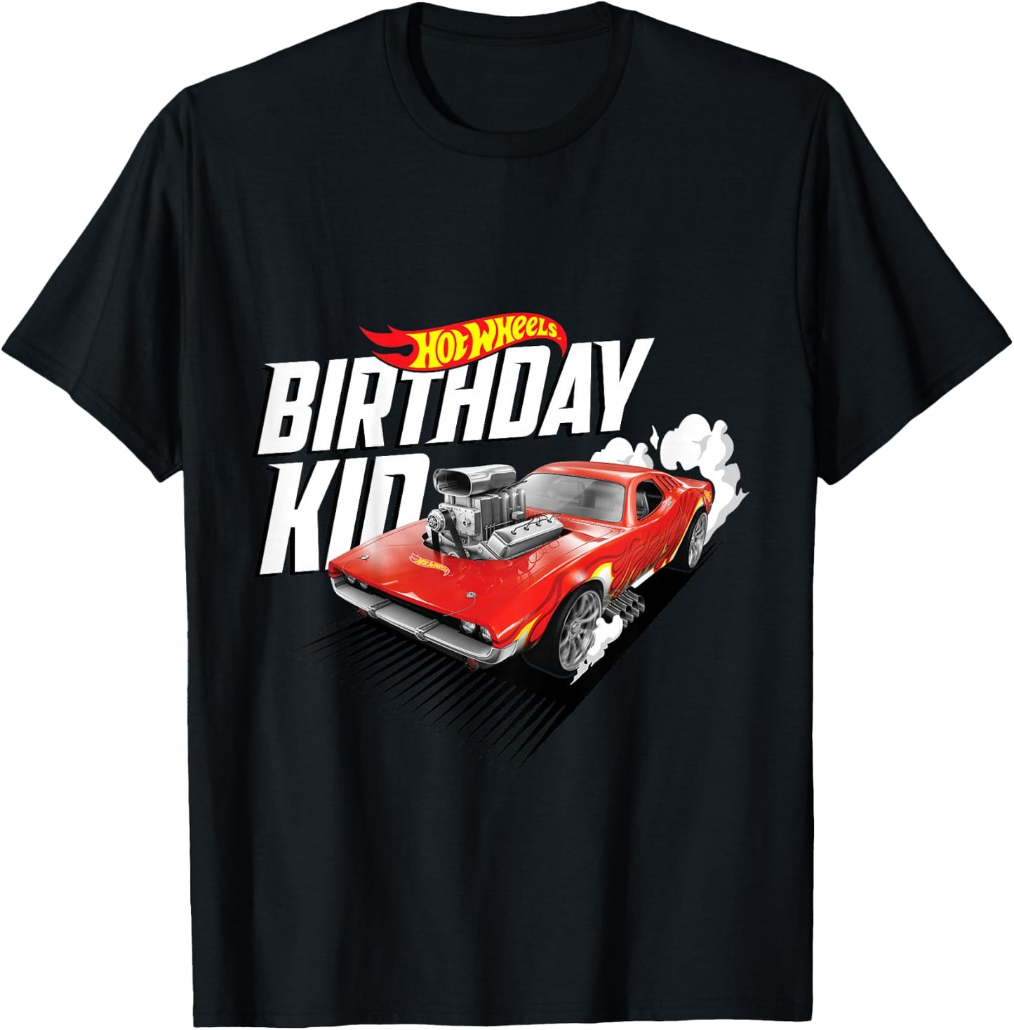 Hot Wheels - Birthday Boy T-Shirt - T-Shirt | Black