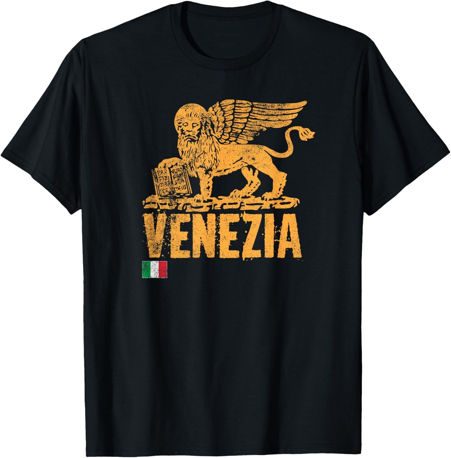 Venezia Leone San Marco Italian lion Venice Italy Italy T-Shirt - T-Shirt | Black