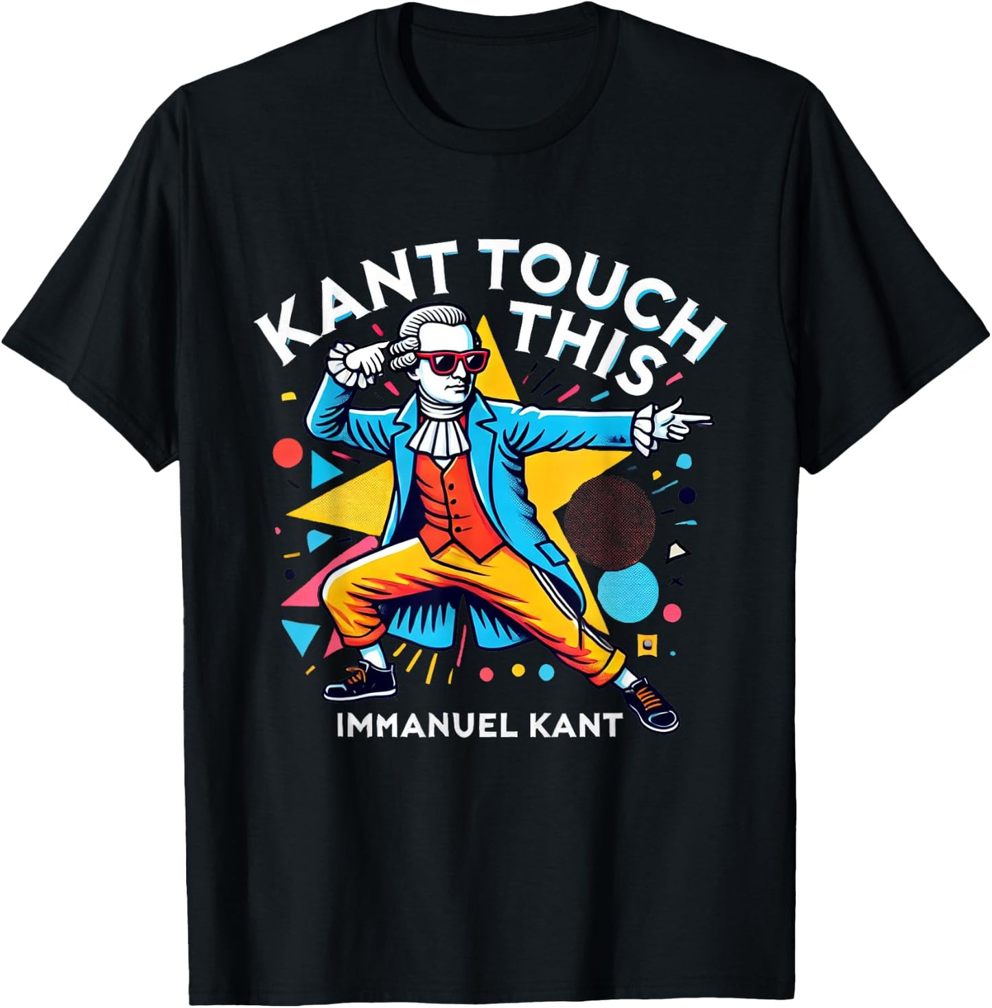 Philosophy Gifts for Students Immanuel Kant Funny Philosophy T-Shirt - T-Shirt | Black