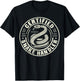 Certified Snake Handler - Snake Owner - Snake T-Shirt - T-Shirt | Black