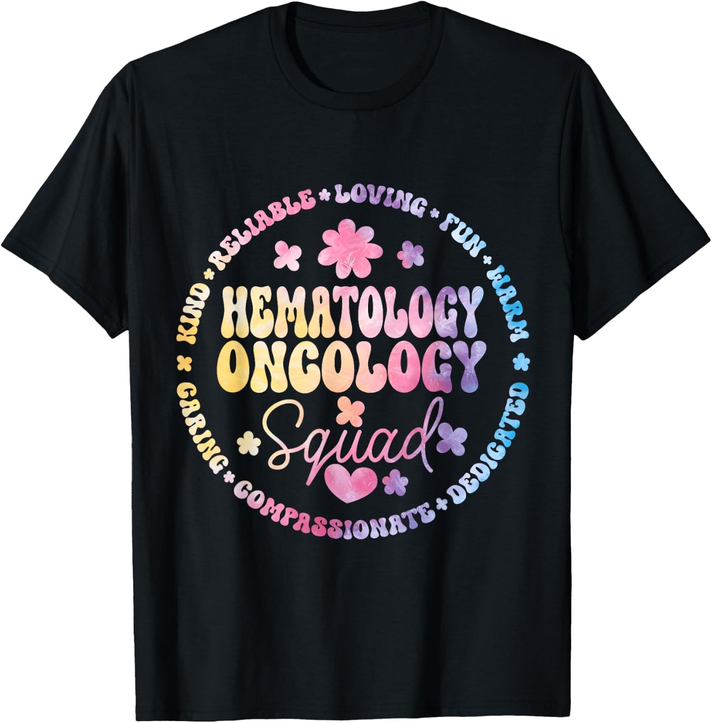 Oncology Hematology Nurse Squad Pediatric Hem/Onc Doctor T-Shirt - T-Shirt | Black