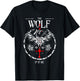 Toss A Coin Shirt Wolf Graphic Shirt Mystery Shirts Gamer T-Shirt - T-Shirt | Black
