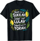 Sukkot Move into the Sukkah Shake Lulav Dance Torah T-Shirt - T-Shirt | Black