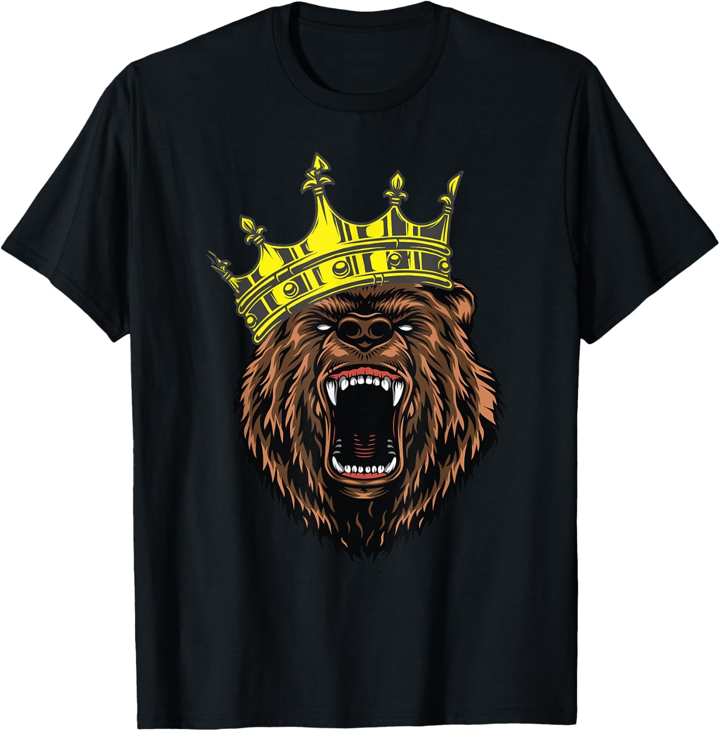 Bear king T-Shirt - T-Shirt | Black