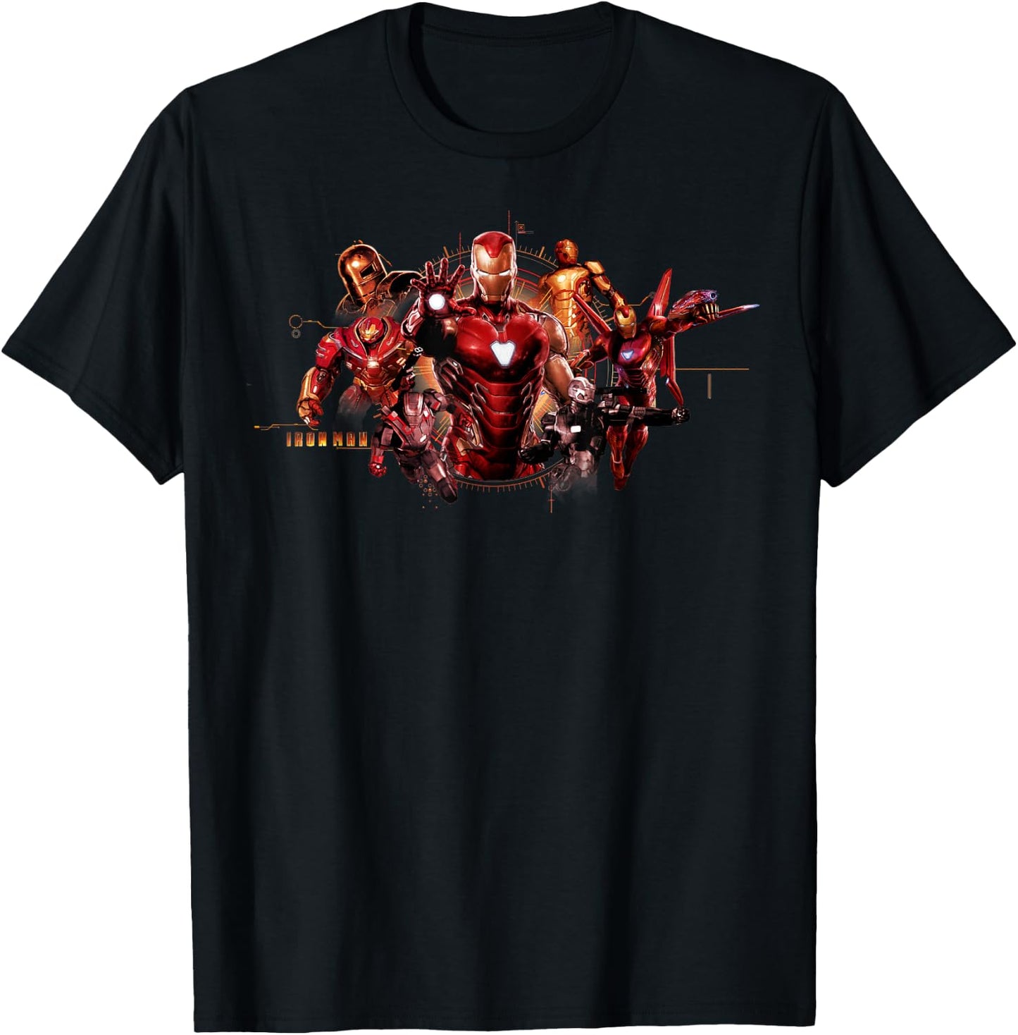 Marvel Avengers: Endgame Iron Man Mashup T-Shirt - T-Shirt | Black