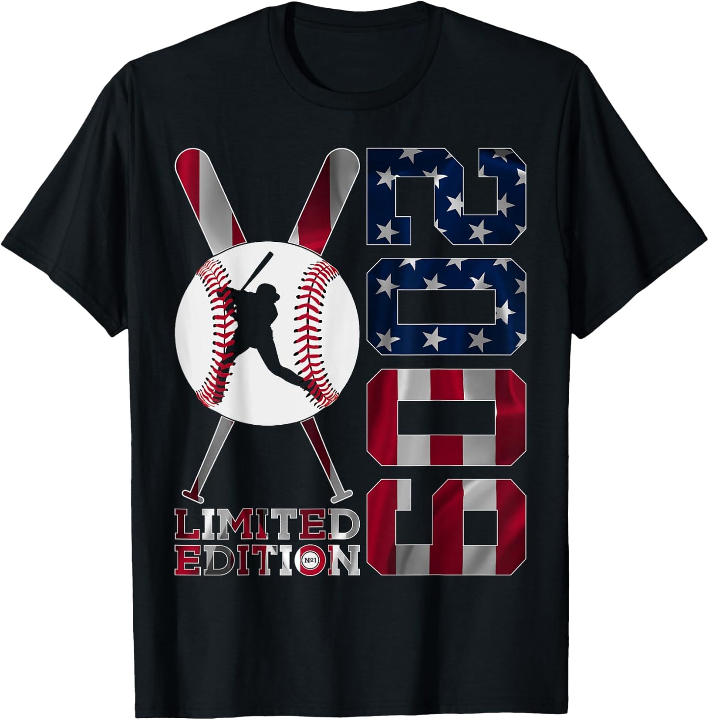 16th BIRTHDAY BASEBALL LIMITED EDITION 2009 T-Shirt - T-Shirt | Black