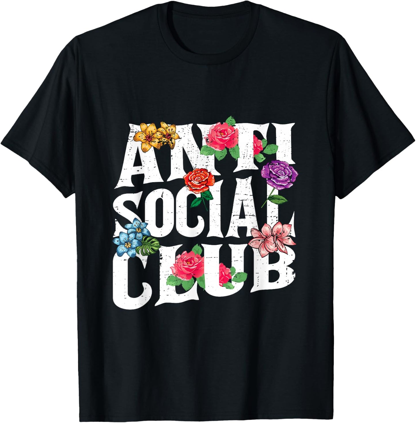 Antisocial Club T-Shirt - T-Shirt | Black