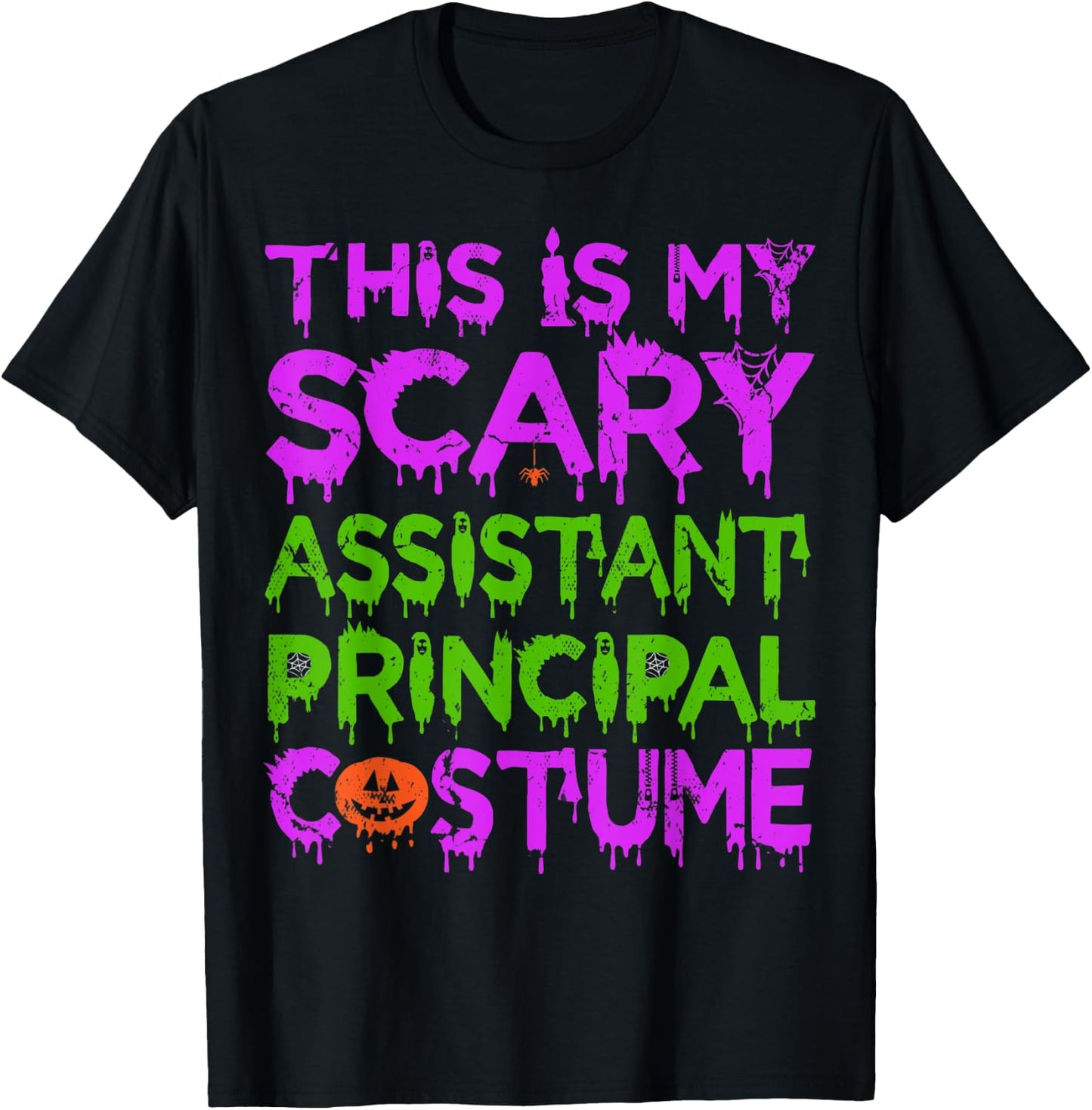 This Is My Scary Assistant Principal Costume T-Shirt - T-Shirt | Black