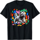 Cairn Terrier Colorful Design Dog T-Shirt - T-Shirt | Black