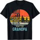 Fisherman Gift My Favorite Fishing Buddies Call Me Grandpa T-Shirt - T-Shirt | Black