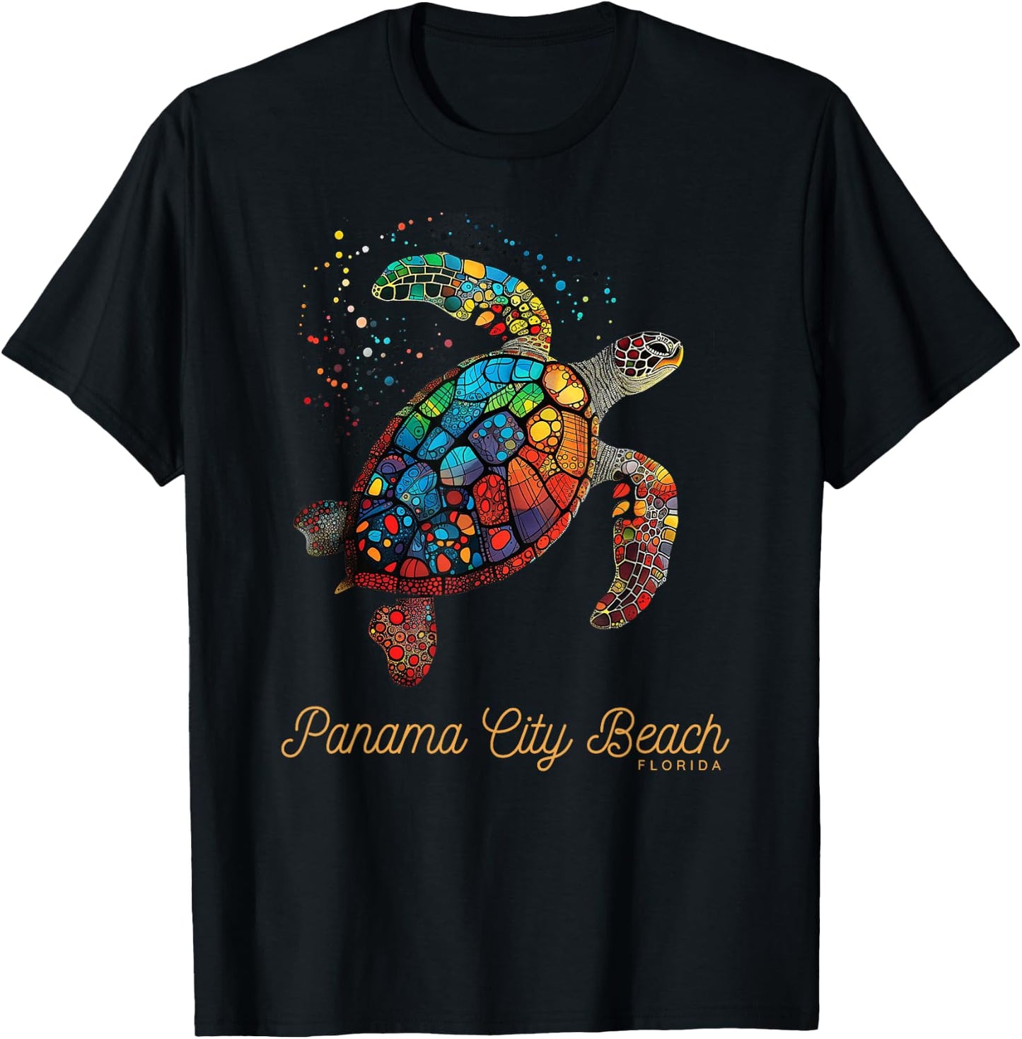 Panama City Beach FL Diving Florida Vacation Sea Turtle Women T-Shirt - T-Shirt | Black