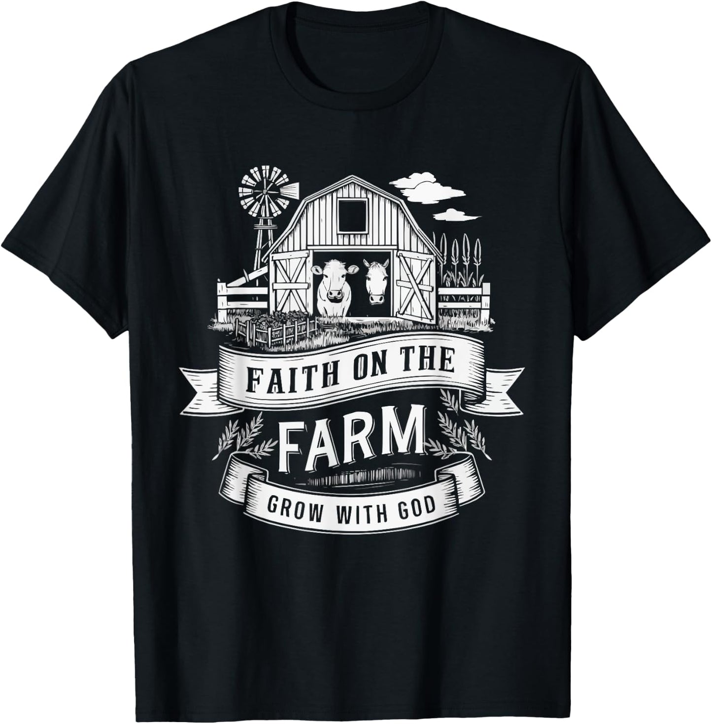 VBS Farm VBS Squad Vacation Bible School Christian Teacher T-Shirt - T-Shirt | Black