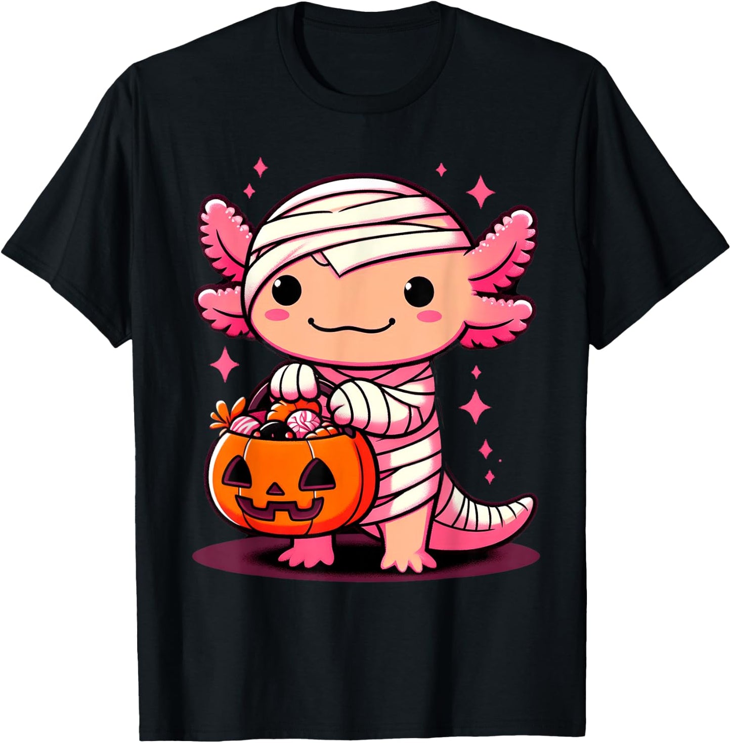 Cute Axolotl Halloween Costume Toddler Kids Boys & Girls T-Shirt - T-Shirt | Black