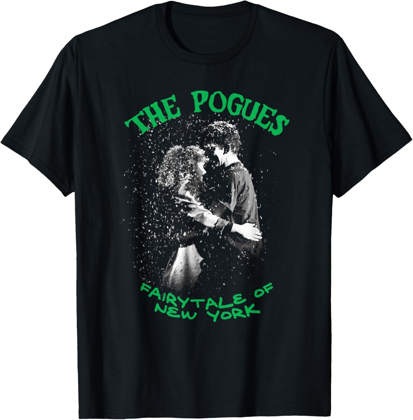 The Pogues Official Fairy Tale in New York Christmas T-Shirt - T-Shirt | Black