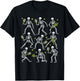 Funny Halloween Pickle Ball Skeletons Play Pickle Ball Boys T-Shirt - T-Shirt | Black