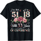 I'm Not 51 I'm 18 With 33 Years of Experience 51st Birthday T-Shirt - T-Shirt | Black