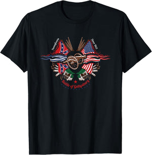 Vintage American Civil War Gettysburg Pennsylvania Souvenir T-Shirt - T-Shirt | Black