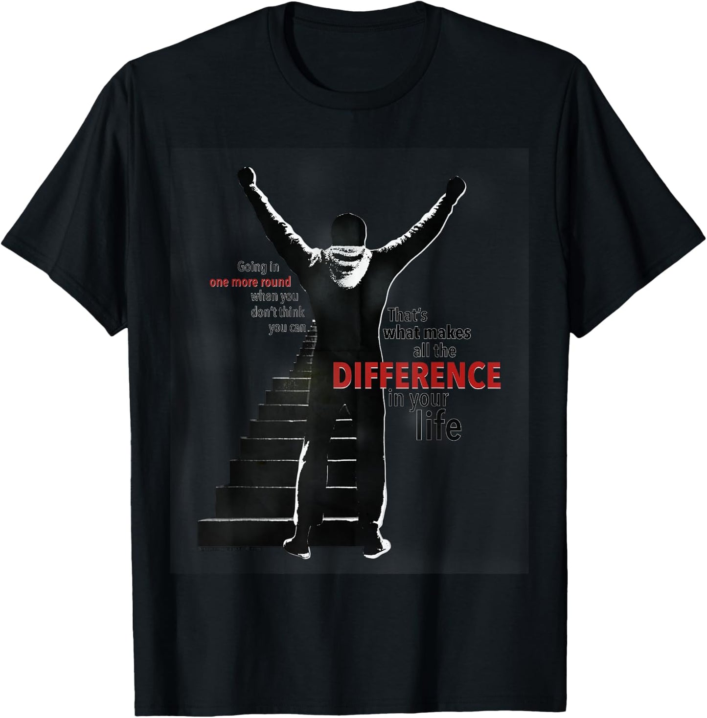 Rocky Makes All The Difference T-Shirt - T-Shirt | Black