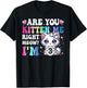 Are You Kitten Me Right Meow Anime 3rd Birthday Cat Kitten T-Shirt - T-Shirt | Black