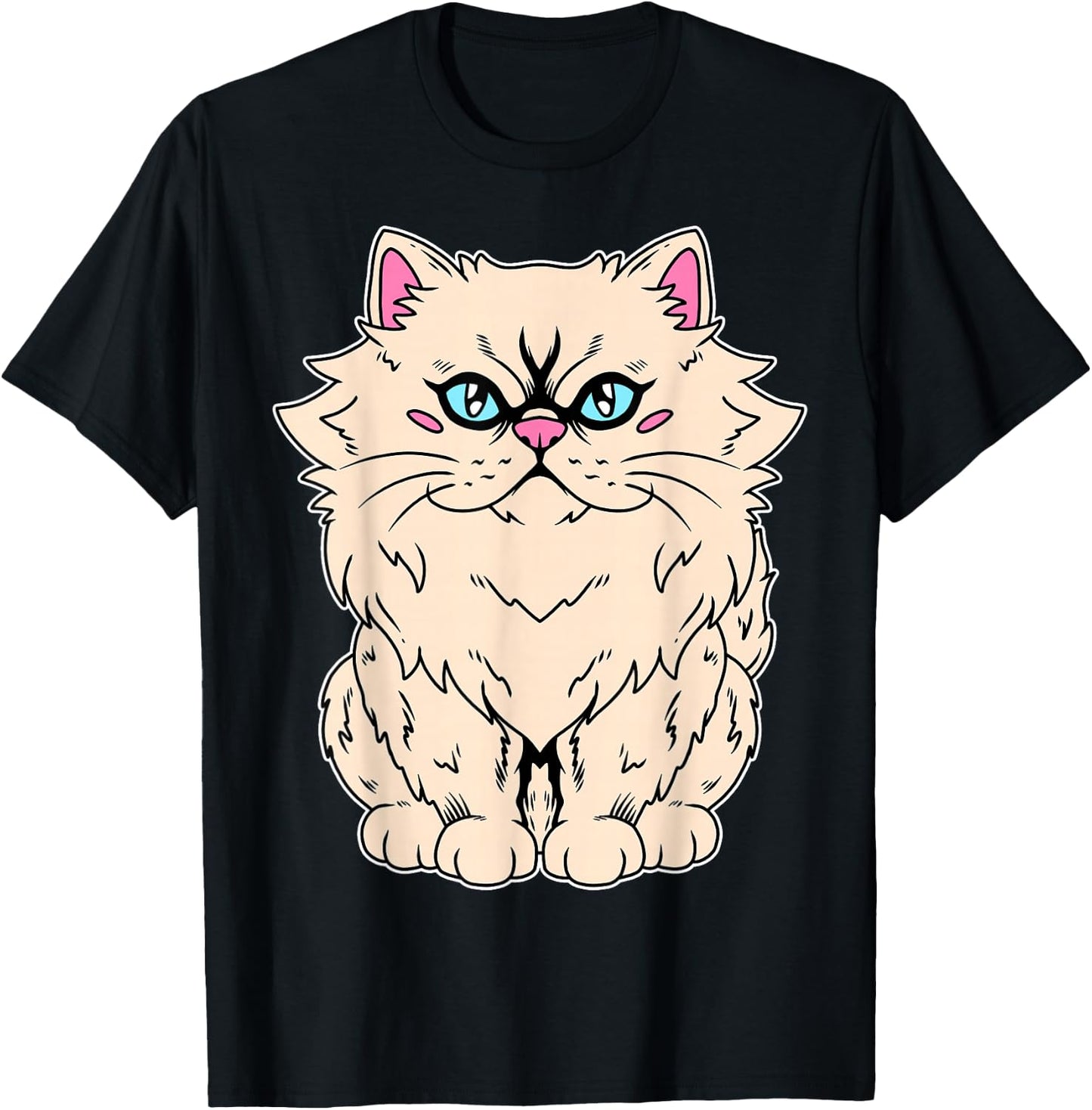 Persian Cat T-Shirt - T-Shirt | Black