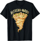 Alfredo Pasta Lover Food Fettuccine Sauce Tornado T-Shirt - T-Shirt | Black