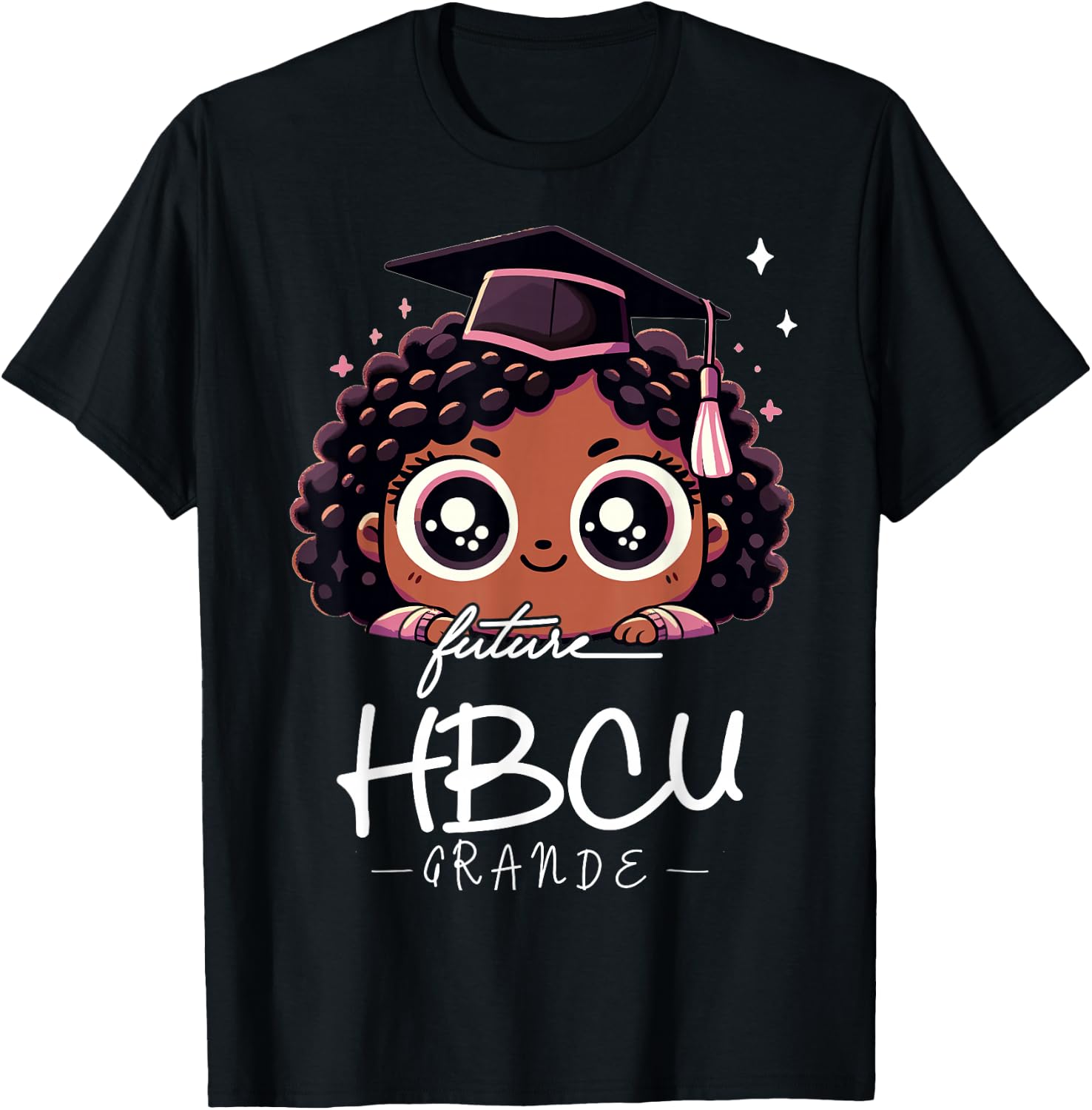 Future HBCU Grad Black Girl Kids Graduation HBCU T-Shirt - T-Shirt | Black
