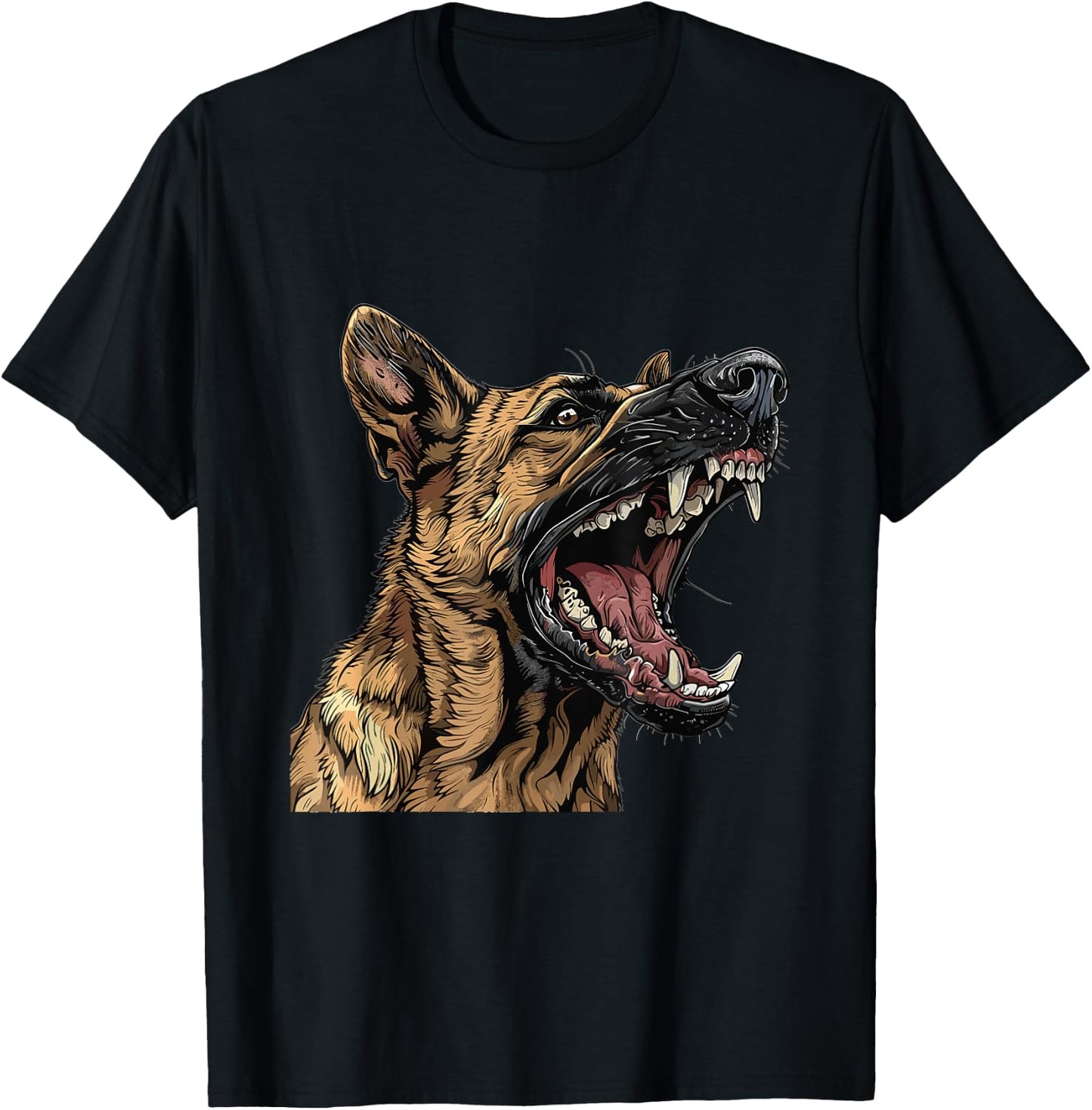 Belgian Malinois Dog Breed Graphic T-Shirt - T-Shirt | Black