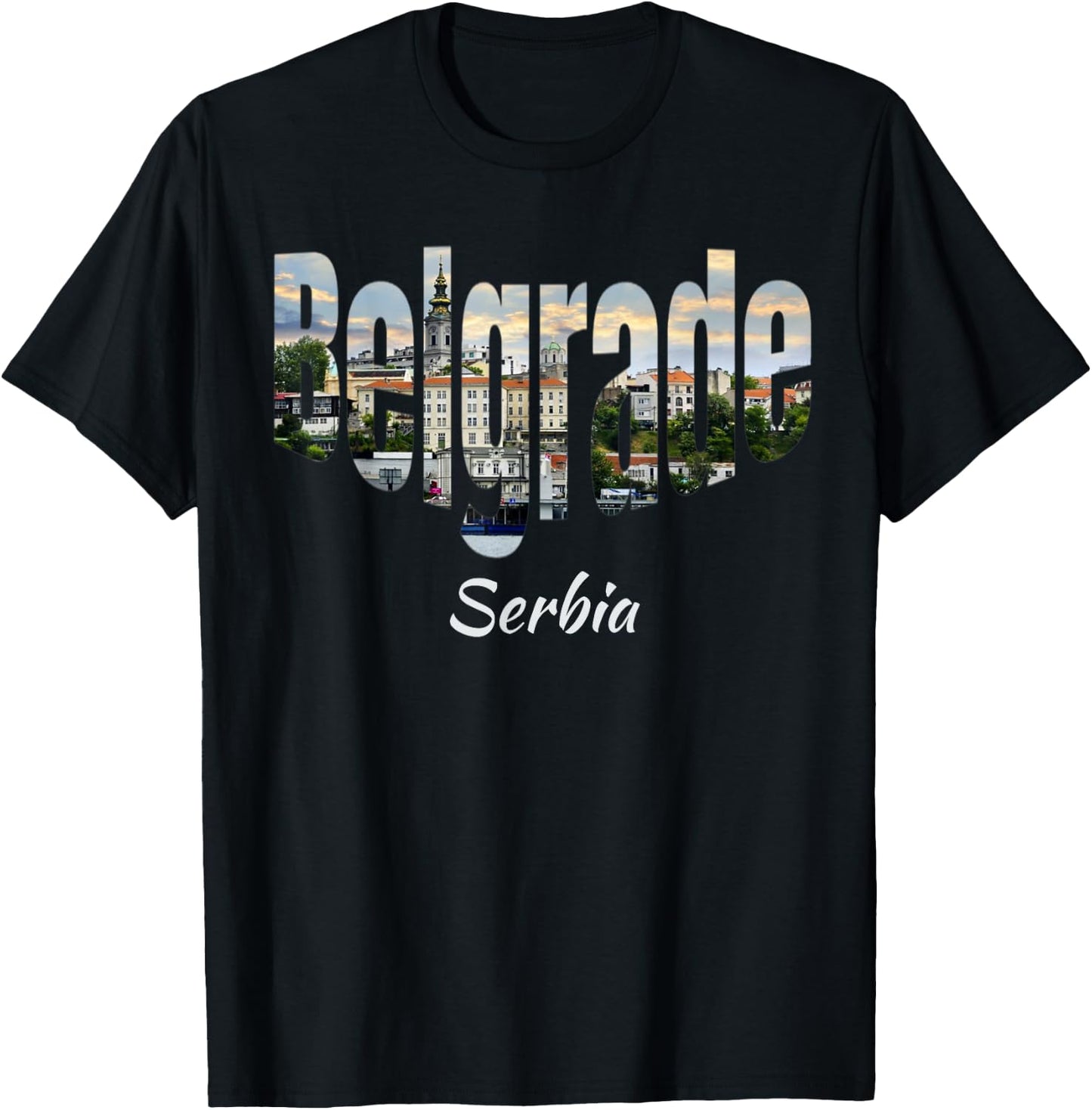 Belgrade Serbia T-Shirt - T-Shirt | Black