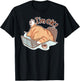 Funny Cat I'm OK Work from Home Coffee Spilled Laptop T-Shirt - T-Shirt | Black