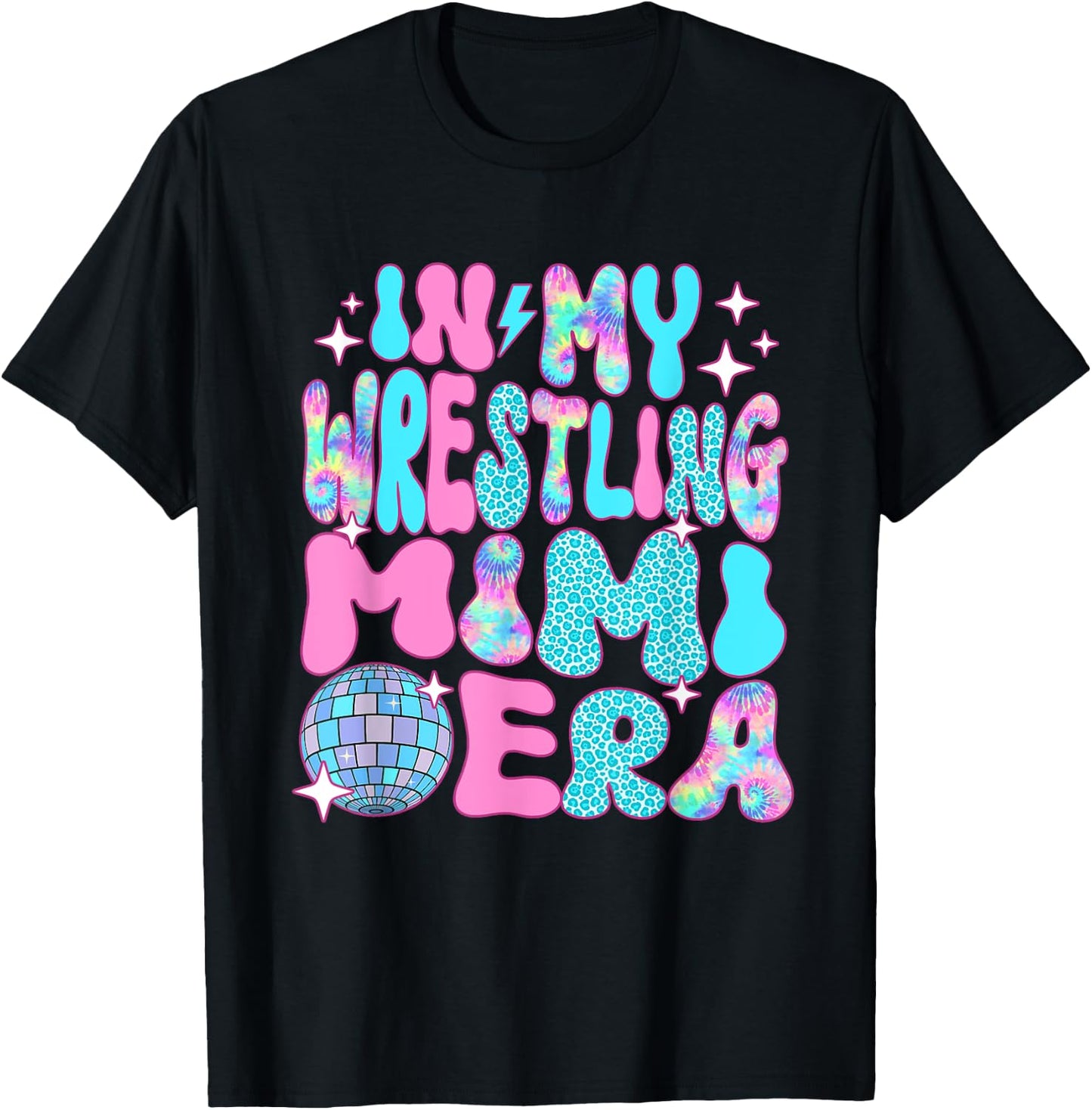 Disco In My Wrestling Mimi Era T-Shirt - T-Shirt | Black