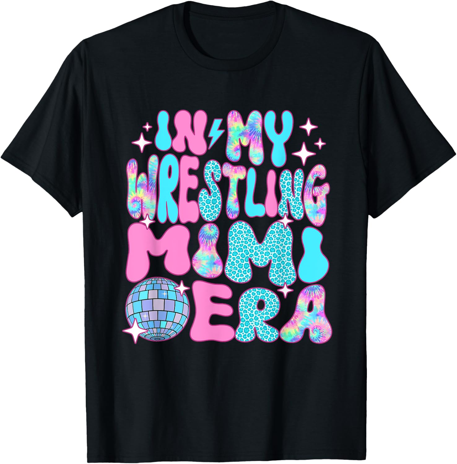 Disco In My Wrestling Mimi Era T-Shirt - T-Shirt | Black