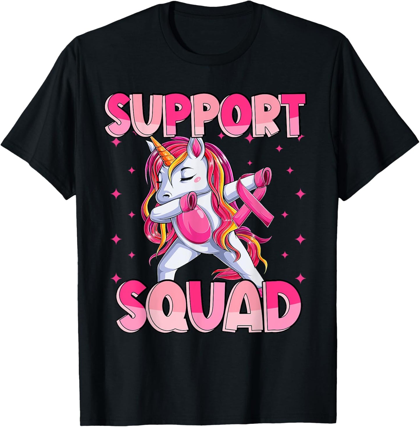 Breast Cancer Girls Youths Toddlers, In October We Wear Pink T-Shirt - T-Shirt | Black