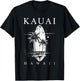 Kauai Hawaii Surf Hawaii Vintage Surfer T-Shirt - T-Shirt | Black