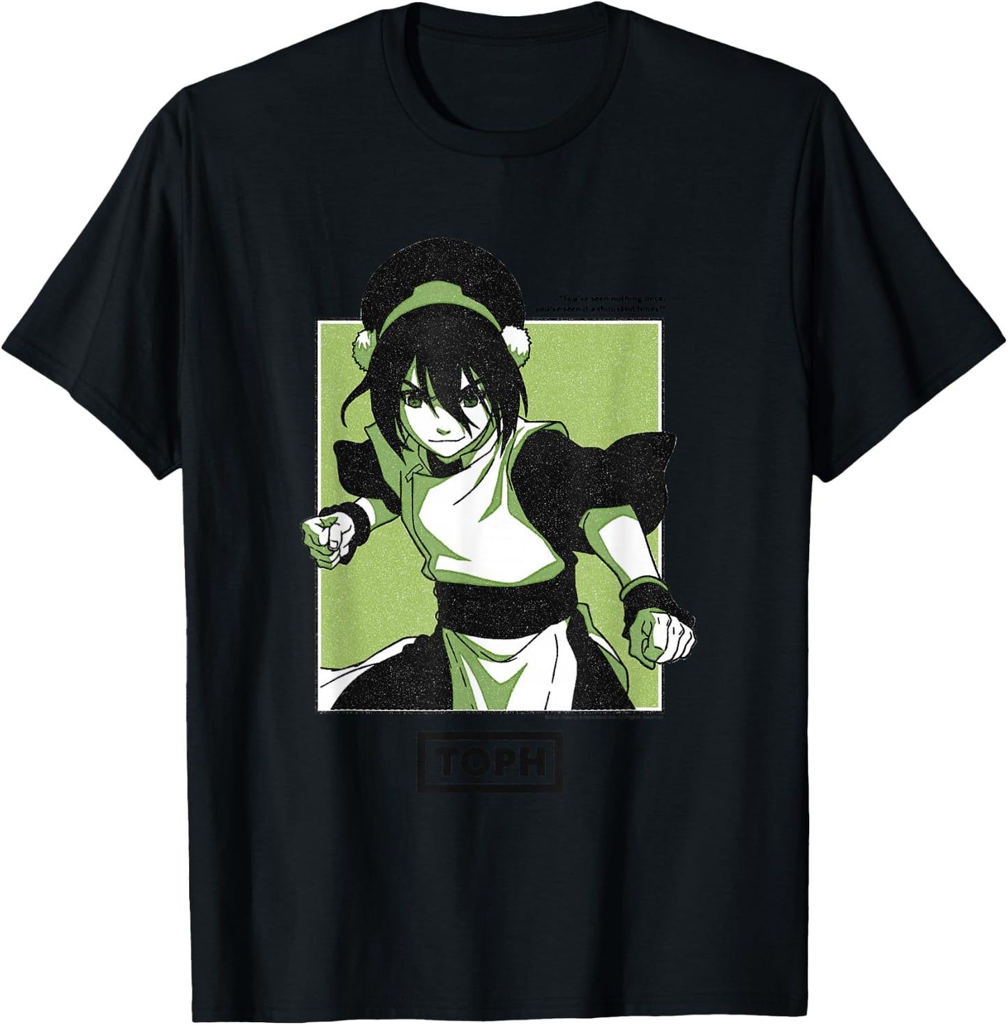 Toph Beifong Earthbending Master T-Shirt - T-Shirt | Black