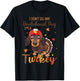 I Dont See Any Dachshund Turkey Funny Thanksgiving Fall T-Shirt - T-Shirt | Black