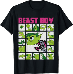 Kids DC Comics Teen Titans Go! Beast Boy Box Up T-Shirt - T-Shirt | Black