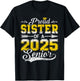 Proud Mom of a 2025 Senior Graduate, Funny Vintage T-Shirt - T-Shirt | Black