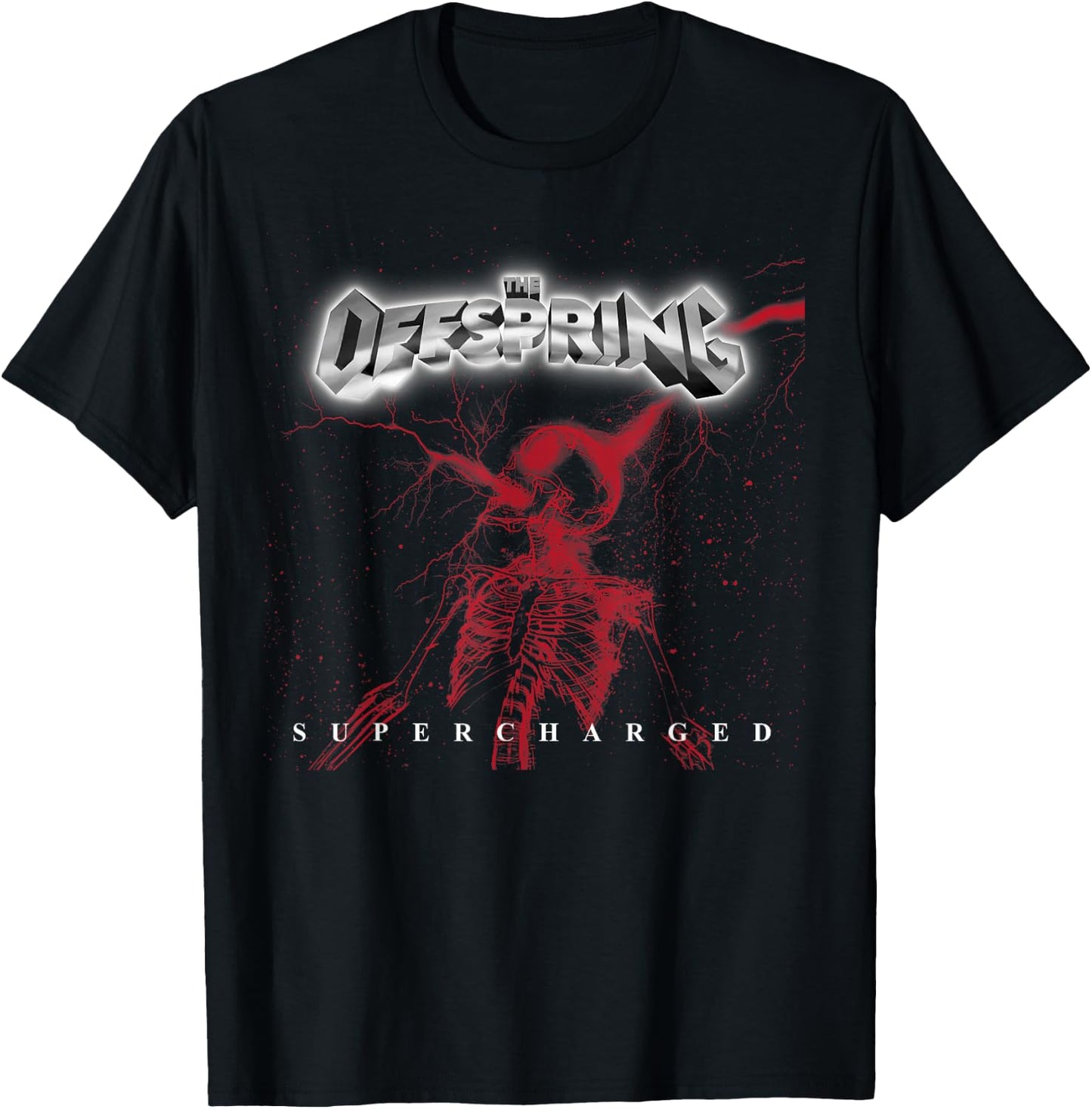 The Offspring Supercharged (Red) T-Shirt - T-Shirt | Black