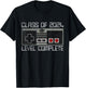 Class Of 2024 Level Complete Video Gamer Senior Graduation T-Shirt - T-Shirt | Black