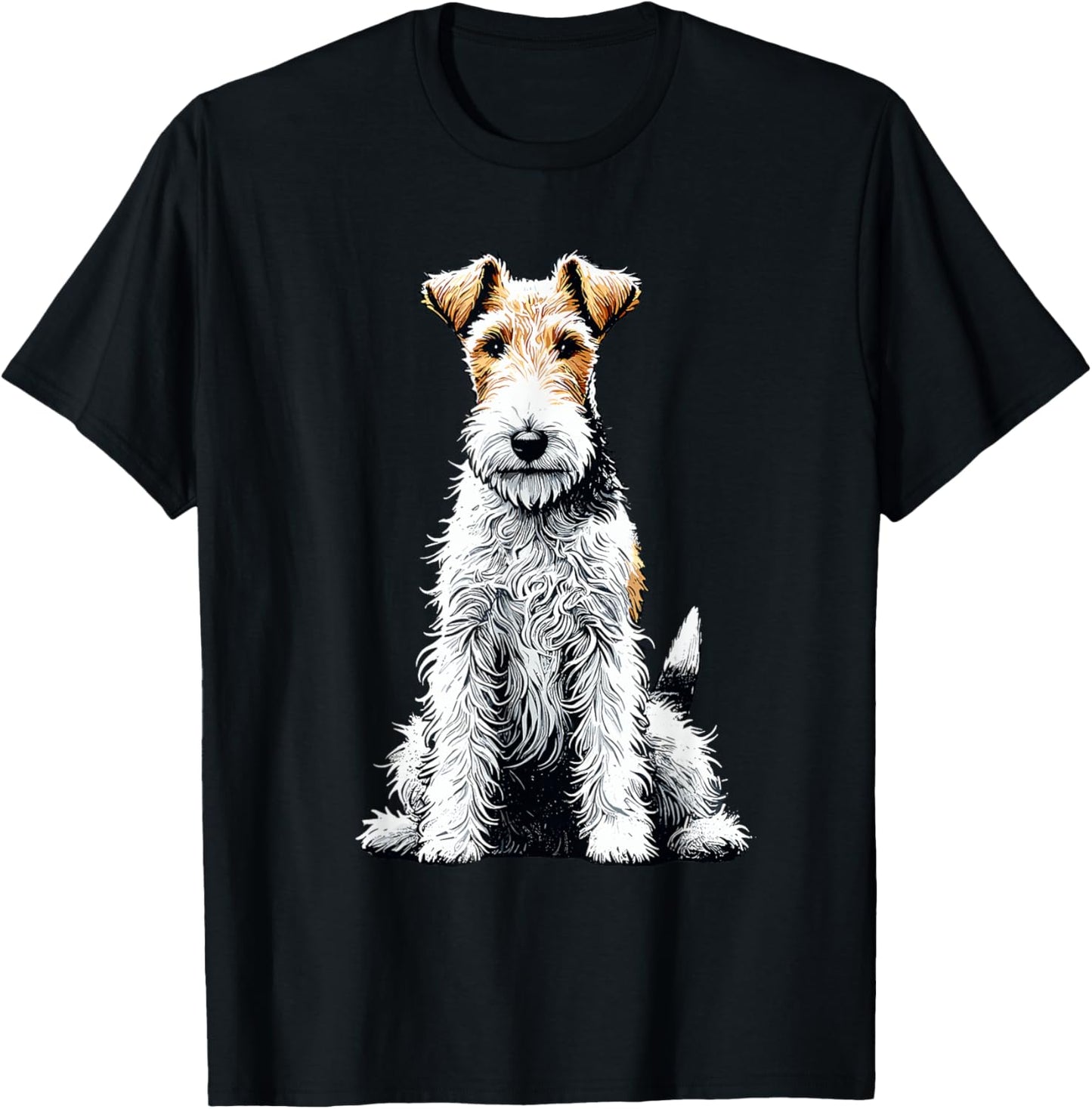 Wire Fox Terrier T-Shirt - T-Shirt | Black