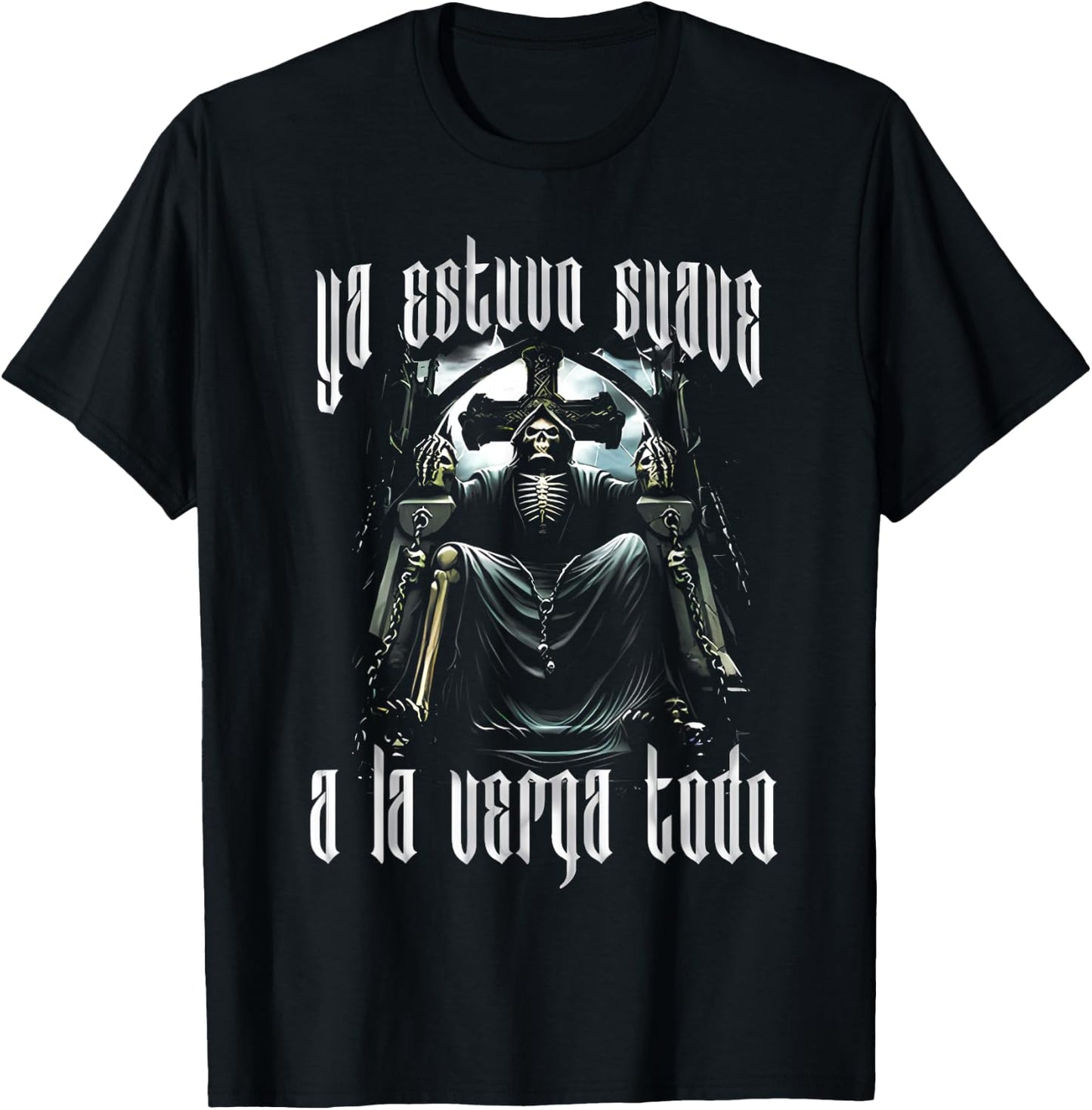 Frases Chidas Funny Mexicans Sarcasm Skull Sayings Hispanic T-Shirt - T-Shirt | Black