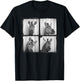 Cute Zebra Face Zookeeper Safari Zoo Animal Lover T-Shirt - T-Shirt | Black