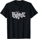 Bratz Silver Glitter Logo Purple Lining Angel Halo Sparkles T-Shirt - T-Shirt | Black