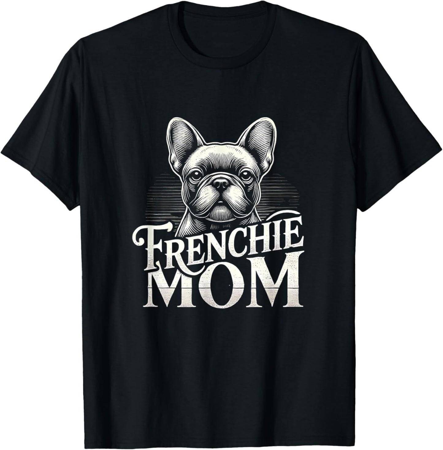 Frenchie Shirt Girls Women Frenchie Lover French Bulldog T-Shirt - T-Shirt | Black