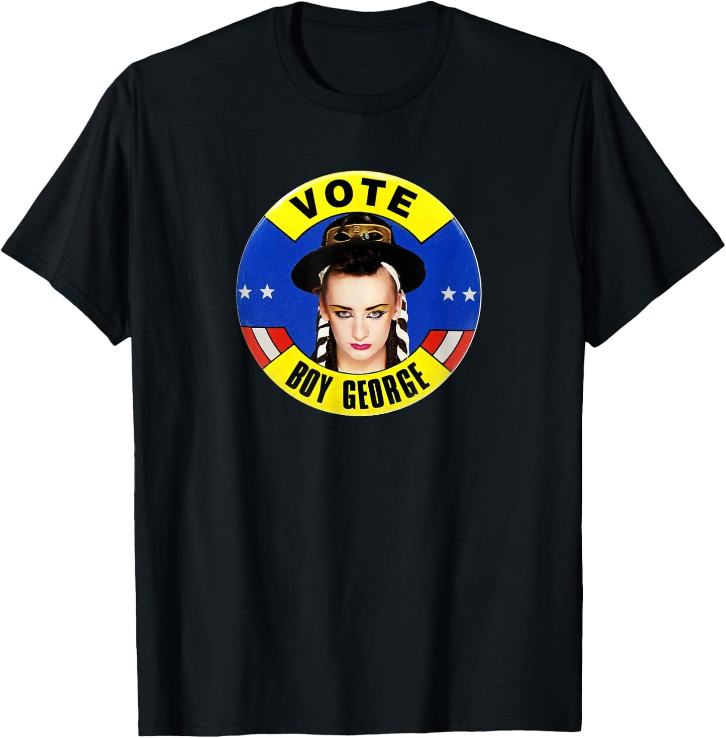 Boy George – Vote Big T-Shirt - T-Shirt | Black