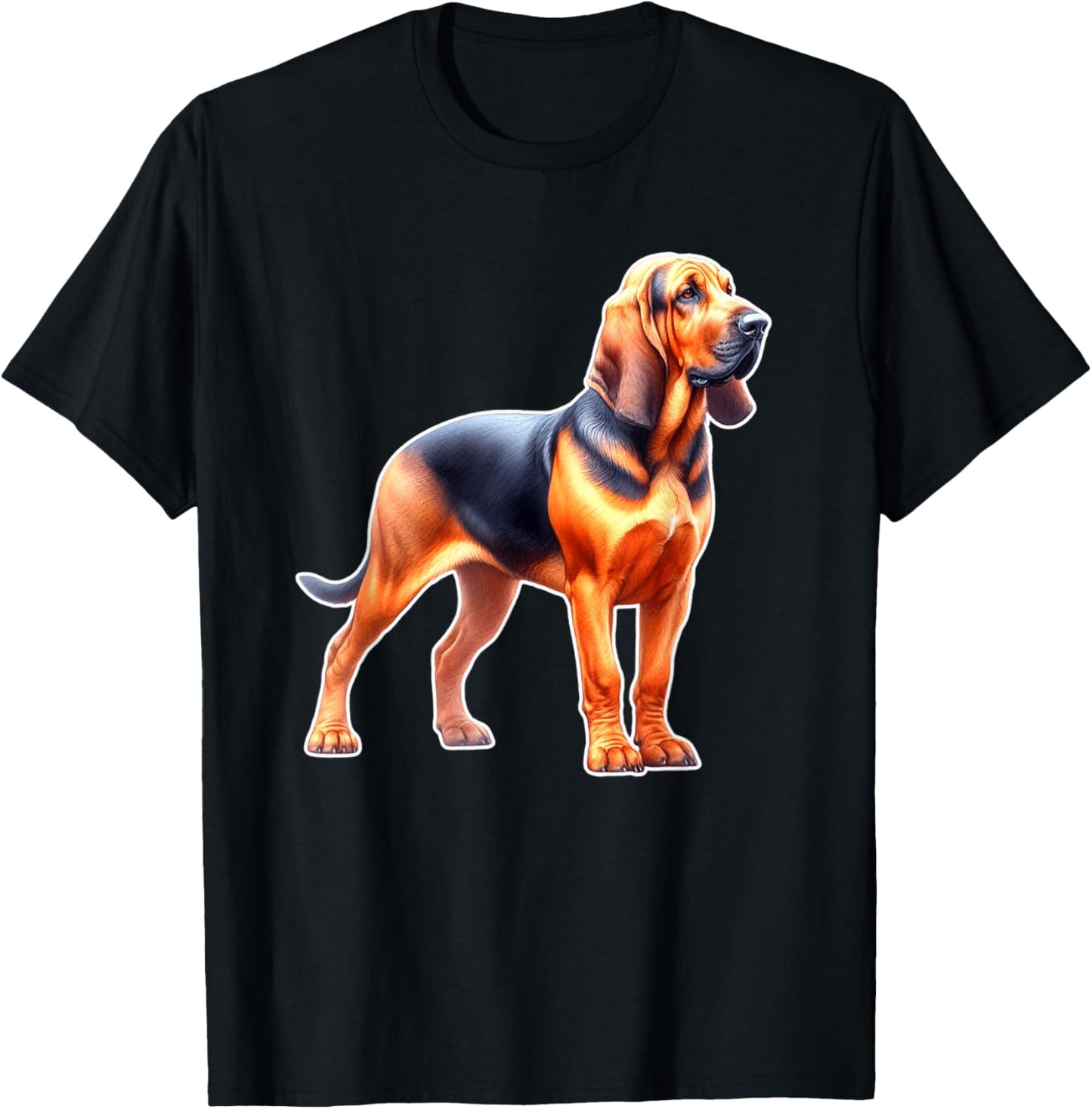 Bloodhound Dog T-Shirt - T-Shirt | Black