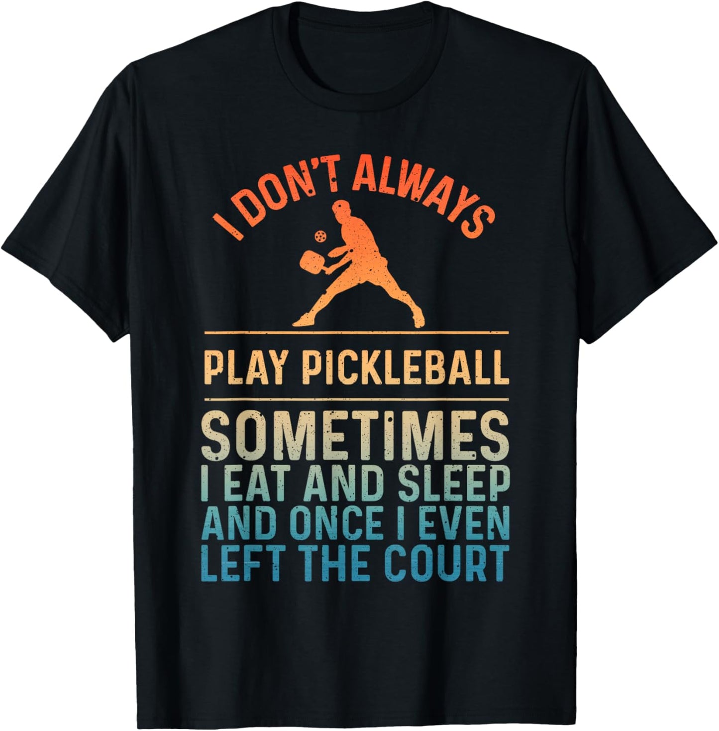Pickleball Art Women Pickle Ball Pickleball Lover T-Shirt - T-Shirt | Black